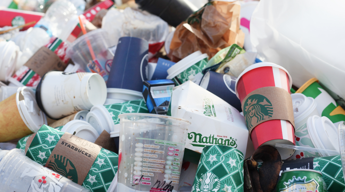 rifiuti fast food vari